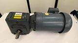 Boston HUTF-W65412 Gearmotor 1Hp 25:1 Ratio 208-230/460V 3Ph 60Hz Tefc 143/5Tc