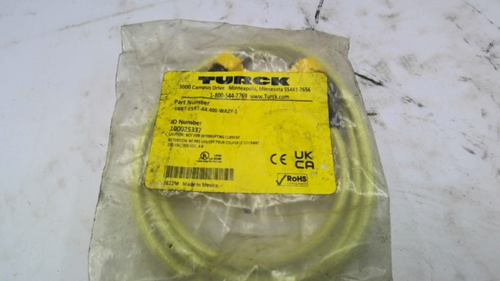 Turck EKRT-ESRT-A4.400-WA2Y-1 Sensor Cordset