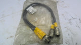 Turck VBRS 4.4-2RK 4T-0.3/0.3/S1569 Splitter Cable