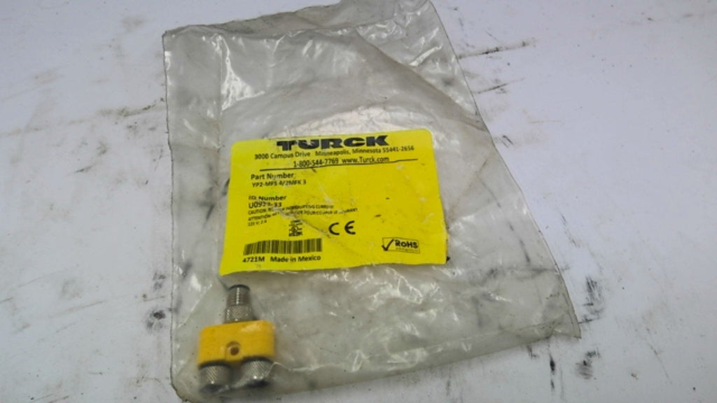 Turck YP2-MFS 4/2MFK 3 Actuator and Sensor Splitter