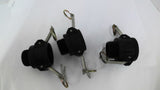 Tough-Tite B150 Polypropylene Camlock Coupling 1 1/2" With Cotter Keys Lot Of 3