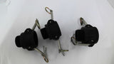 Tough-Tite B150 Polypropylene Camlock Coupling 1 1/2" With Cotter Keys Lot Of 3