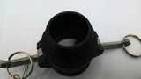 Tough-Tite B150 Polypropylene Camlock Coupling 1 1/2" With Cotter Keys Lot Of 3