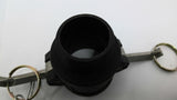 Tough-Tite B150 Polypropylene Camlock Coupling 1 1/2" With Cotter Keys Lot Of 3