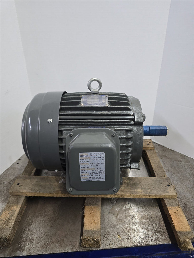 Teco Westinghouse NP7/52 AC Motor 7.5 HP 230/460 Volts 3600 RPM 213T Frame