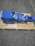 Sumitomo LHYJMS5-4D165Y-Y1-207 Gear Reducer5 HP 230/460 V 1800 Rpm 207:1 Ratio