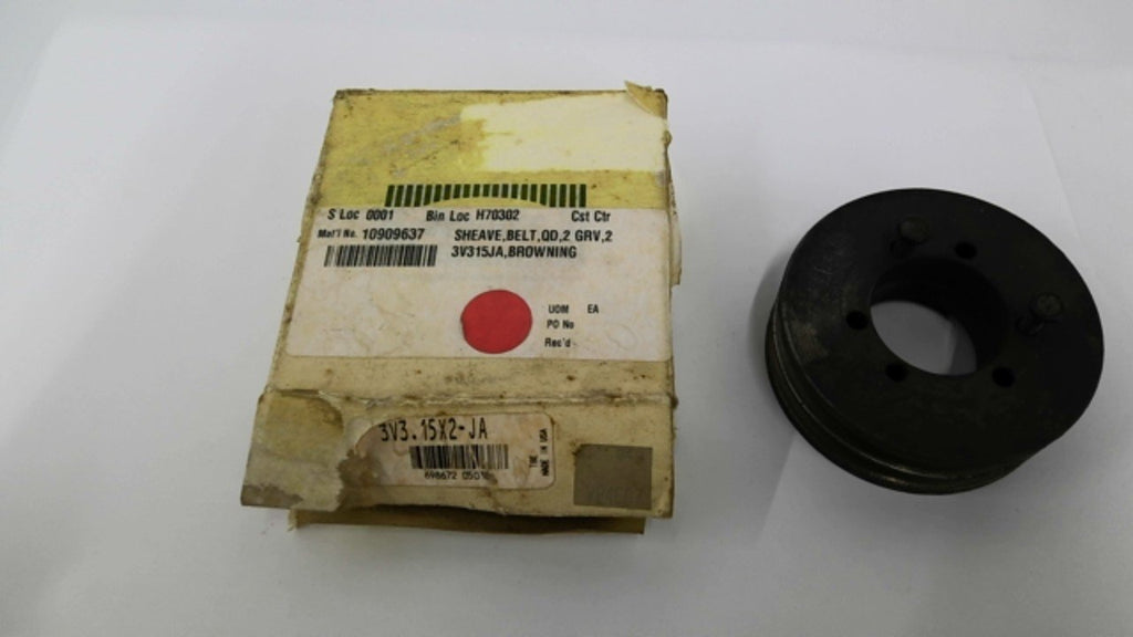 Browning 3V3.15X2-JA Double Groove V-Belt Pulley QD Bushing