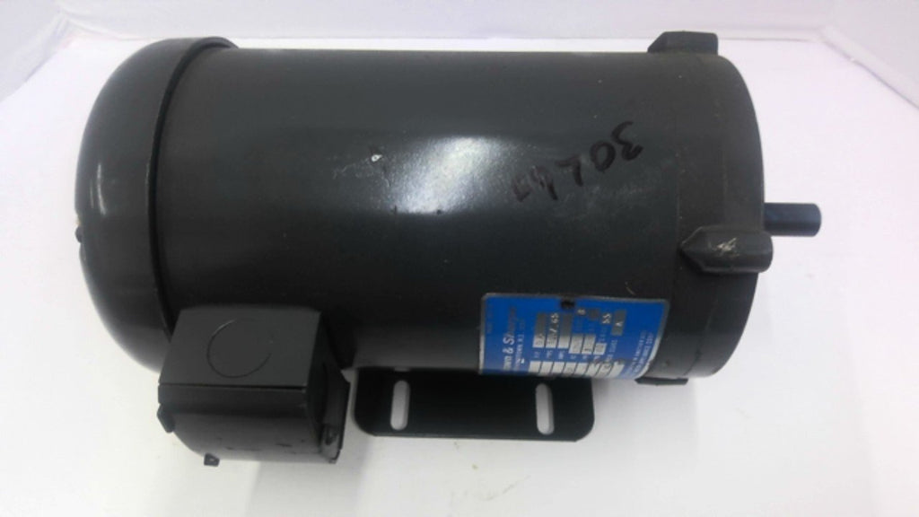 Brown Sharp B6839-3 AC Electric Motor 1/3 HP 230 / 460 VAC 900 RPM 8 Pole