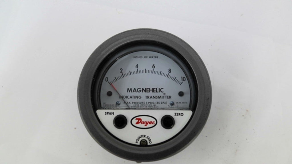 Dwyer 605-10 Magnehelic Indicating Transmitter 5PSIG Max Pressure