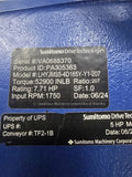 Sumitomo LHYJMS5-4D165Y-Y1-207 Gear Motor 7.5 HP 230/460 Volts 207:1 Ratio