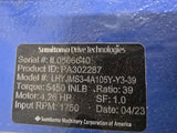 Sumitomo LHYJMS3-4A105Y-Y3-39 Gear Motor 3 HP 230/460 Volts 1800 RPM 39:1 Ratio
