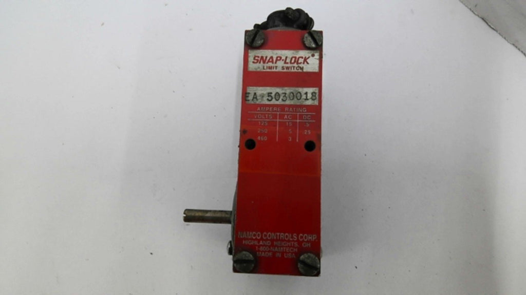 Namco Snap-Lock EA-5030018 Limit Switch 15AMPS/125VAC 0.5AMPS/125VDC