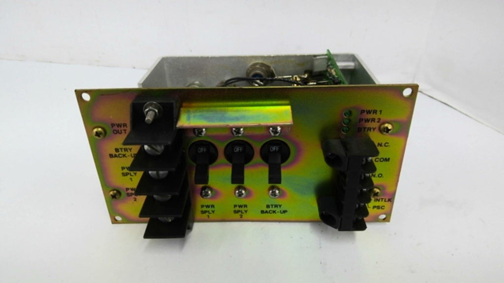 Fisher-Rosemount CP7101 Power Distribution Panel Provox DCS 3 Toggle Switches