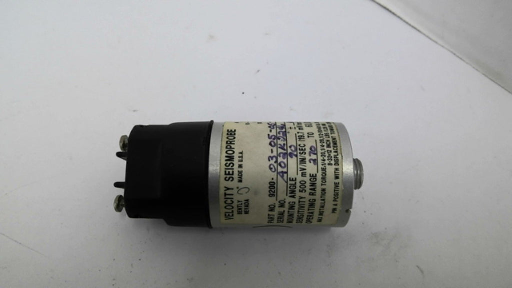 Bentley Nevada 9200-03-05-05-00 Velocity Seismoprobe 270-60000CPM Operating Rang