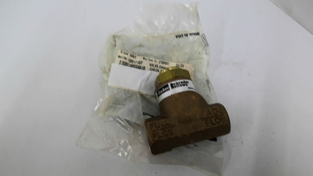 Parker 032500419 Air Flow Control Check Valve 250PSIG Max