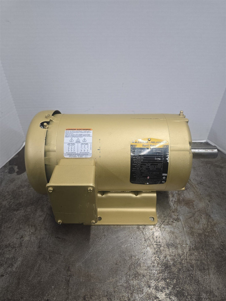 Baldor EM3610T AC Motor 3 HP 230/460 Volts 3600 RPM 2P 182T Frame