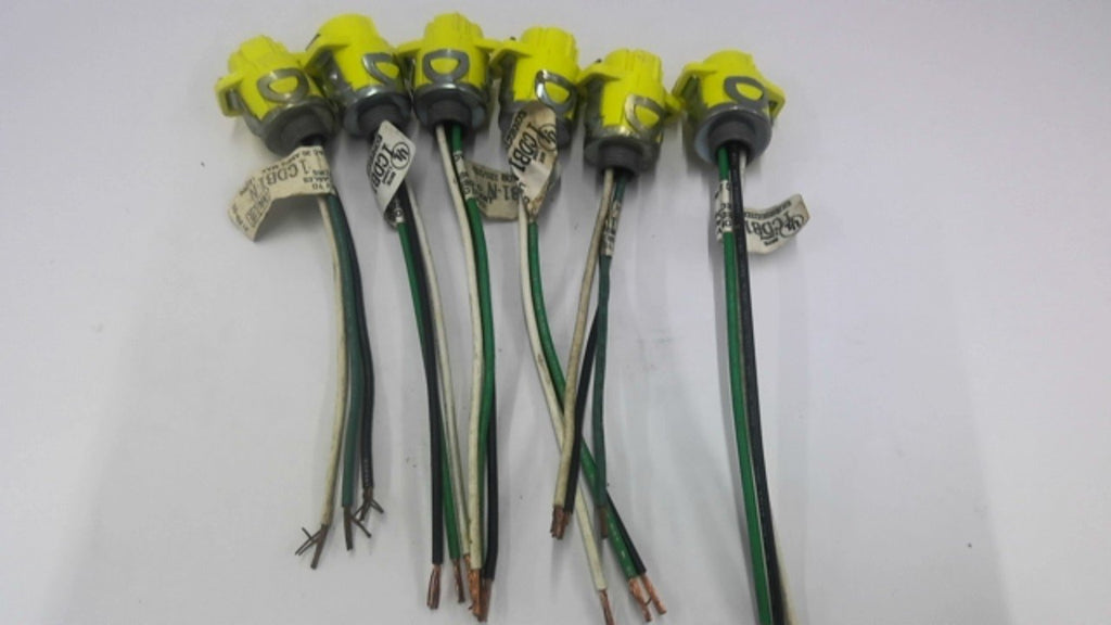 Dual Lite 1CDB1-N Connector 20AMP 12 AWG Wire 120/280 VAC Lot Of 6