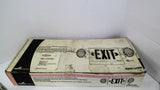 Cooper Lighting LPX70RWHDH W/Emergency Lighting Heads Red LED Exit Sign