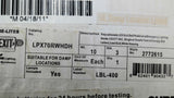 Cooper Lighting LPX70RWHDH W/Emergency Lighting Heads Red LED Exit Sign