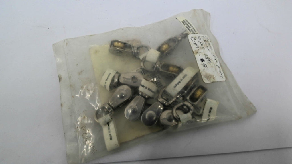 Chrome 1RCE6 1/2" Swivel Eye Pulleys Lot Of 10
