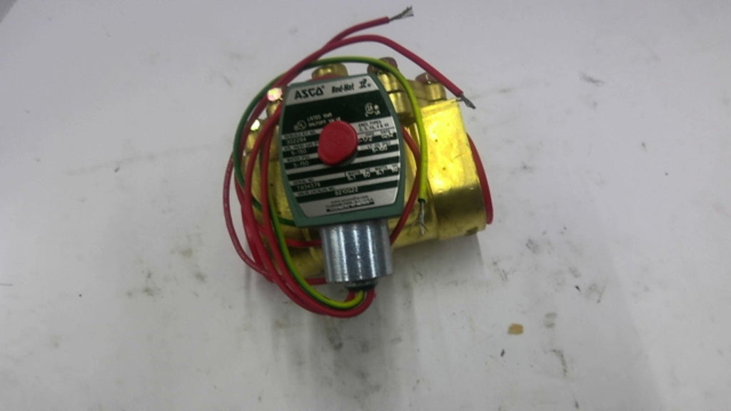 Asco 8210G22 Redhat Solenoid Valve 1 1/2" Pipe 150 PSI
