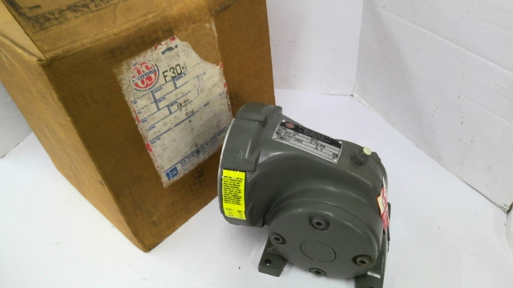 US Motors GWP Frame 1 Syncrogear Module Reducer 18:1 Ratio 3/4HP 100RPM