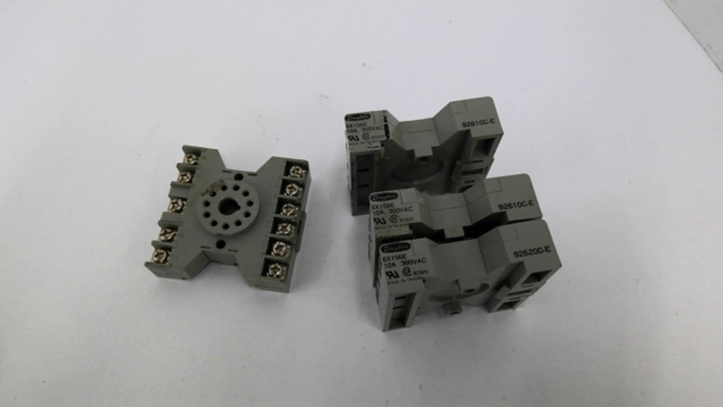 Dayton 6X156E Relay Socket 10AMPS 300VAC Lot of 7