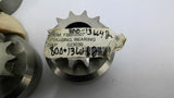 78.80.017.500 3 Stainless Steel Bearing Housing Sprockets 1" Bore Lot Of 3