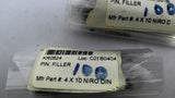4X10-Niro-DIn Filler Pins Lot Of 3 Bags 100 Per Bag