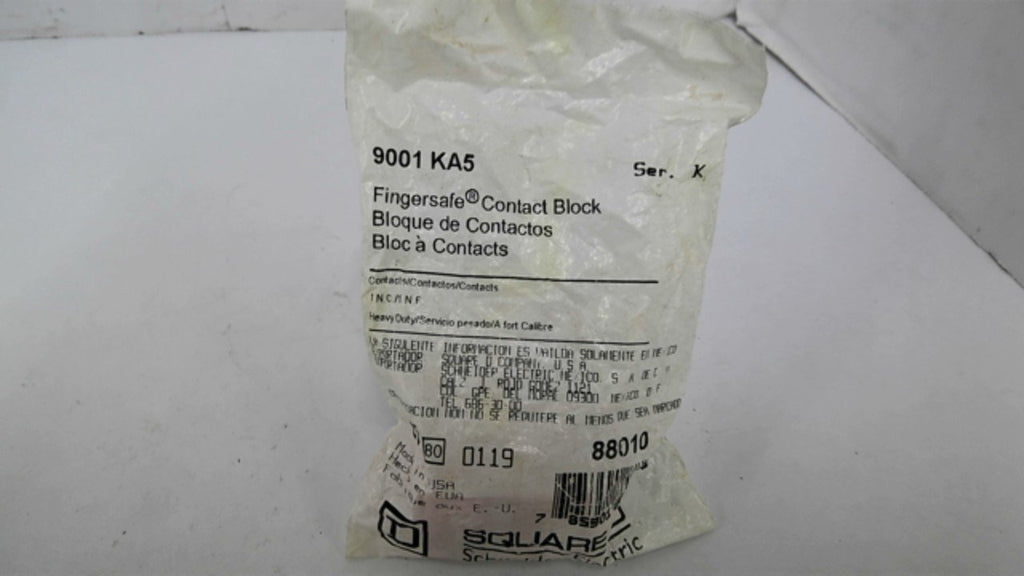 Square D 9001-KA5 Fingersafe Contact Block