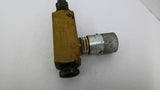 Parker F-1200 Brass Hydraulic Flow Control Valve 1" X 1" And 3/4" X 3/4" Bore
