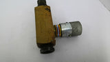 Parker F-1200 Brass Hydraulic Flow Control Valve 1" X 1" And 3/4" X 3/4" Bore