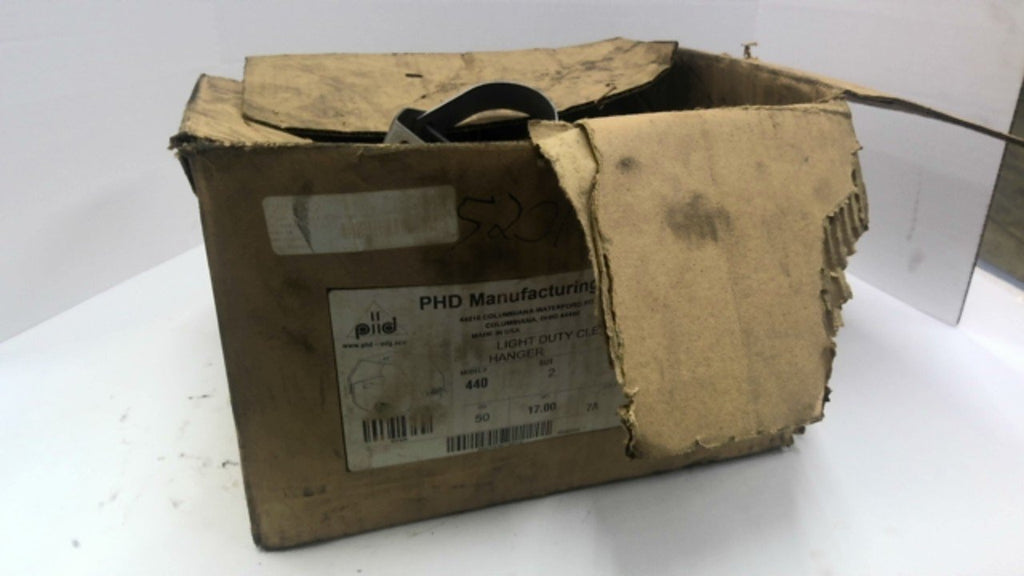 PHD 440-44 Light Duty Clevis Hangers Size 2 Box of 40 Pipe Hanger Supports