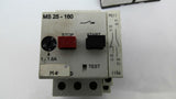 Automation Direct MS25-160 Motor Protector 1-1.6A 3PH 600V Lot of 2 Used