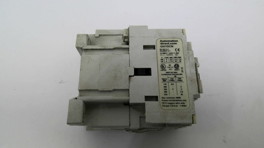 Automation Direct GH15CN 3-Phase Contactor 230-690V 40AMP 50/60HZ
