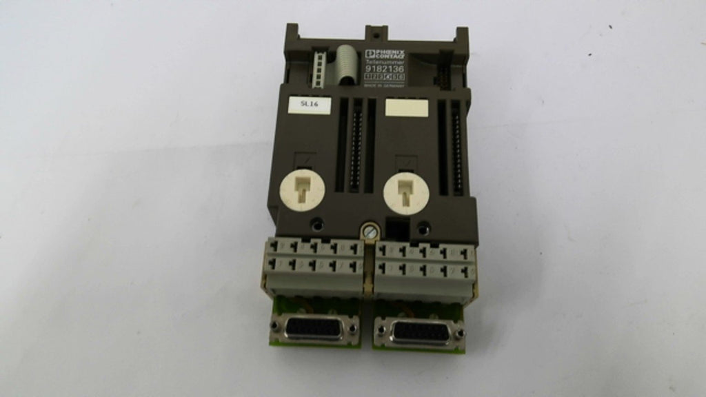 Phoenix Contact 9182136 FLKM 14/PA/BUS/S100 INTERBUS Module S5-100U Used
