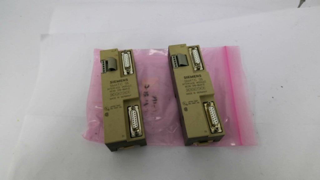 Siemens SIMATIC S5 6ES5-316-8MA12 IM316 Interface Module Lot of 2 Used