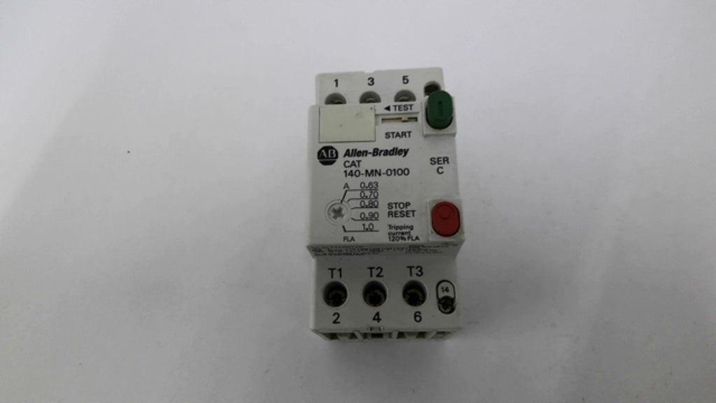 Allen Bradley 140-MN-0100 Manual Motor Starter 660V 6A