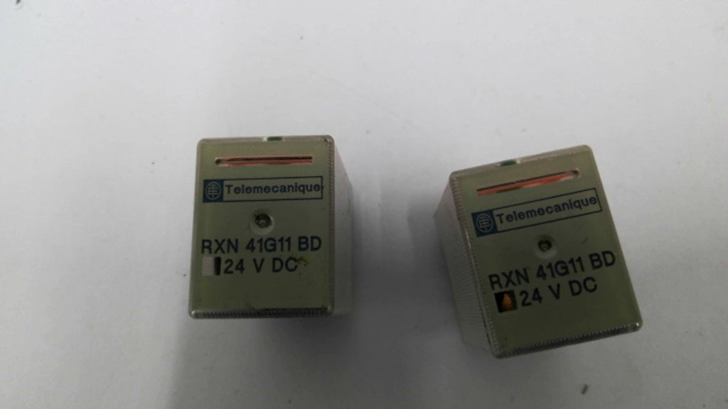 Telemecanique RXN41G11BD Industrial Relay 24VDC Lot Of 2