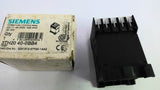 Siemens 3TH20-40-0BB4 Control Relay 10A 24VDC