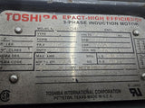 Toshiba B0304FLF3UMW TKKH 30 HP AC Motor 1800 Rpm 4P 230/460 Volts 286T