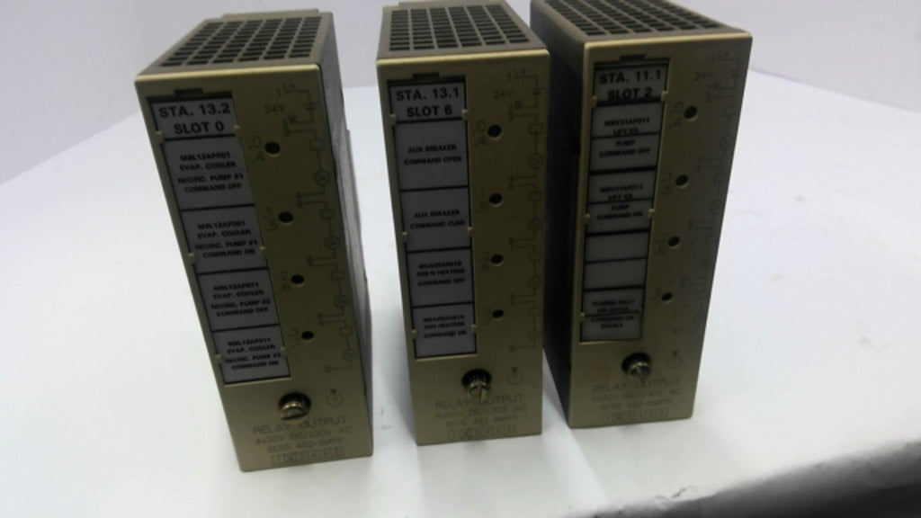 Siemens 6ES5 452-8MR11 Relay Output lot of 3