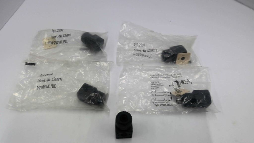 Solenoid 2508 Valve Plug Terminal Junction Box Lot Of 4