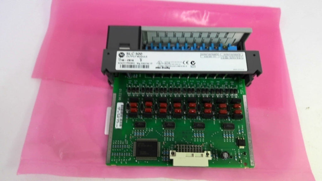 Allen Bradley 1746-OB16 Output Module Series D 10-50VDC 0.5AMP Output