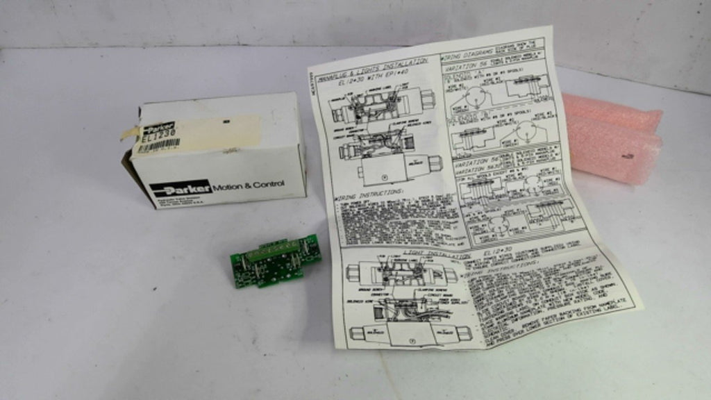 Parker EL123697843-3C Rev A Hydraulic Valve Inicating Light Kit