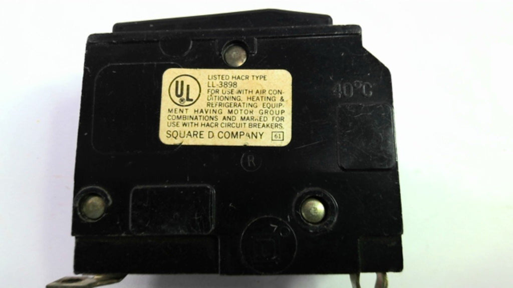 Square D LL-3898 Circuit Breaker HACR Type 2-Pole 30AMP 120/240VAC