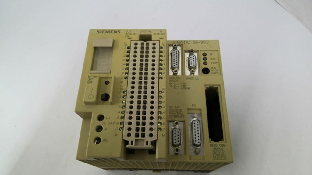 Siemens 6ES5-095-8MB02 Compact Unit 24VDC 1A