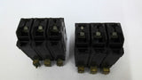 GE NP-1578013-P71 THQB 3-Pole Circuit Breaker 240VAC 30AMP Lot of 2