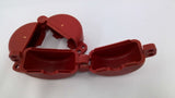 Safetee Donuts SD02 Red Plastic Gate Valve Lockout Lot Of 2