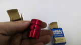 PBC FLCN08 Red Anodized Aluminum Linear Bearing Lot Of 2